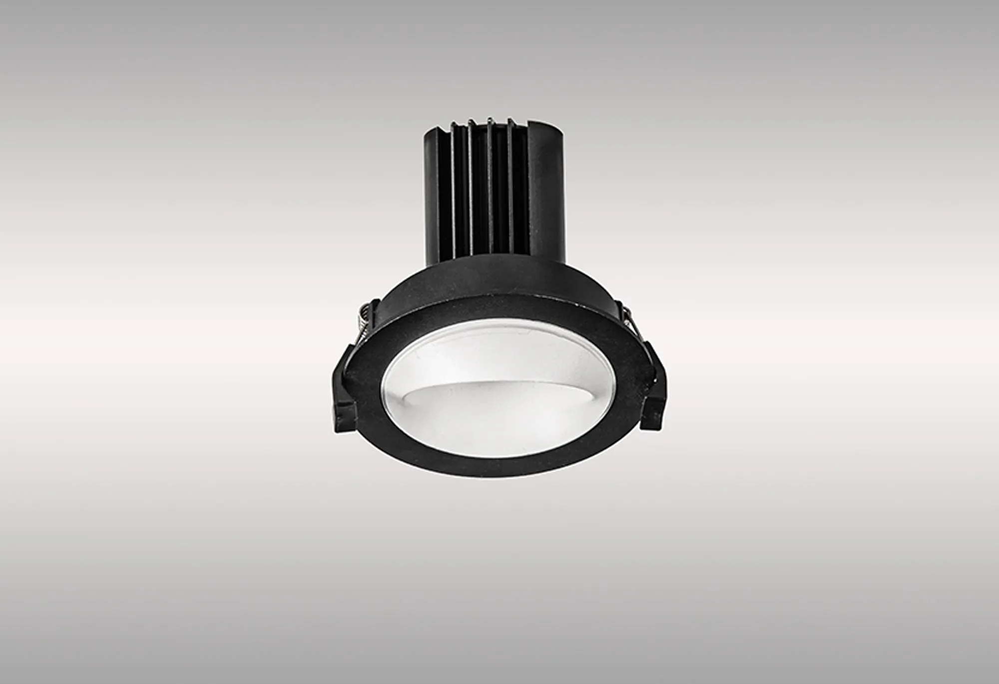 Bonia 12 Tridonic Powered 12W 3000K 1200lm 24° CRI>90 LED Engine Black/White Fixed Recessed Spotlight, IP20 DM202460  Dlux Bonia 12